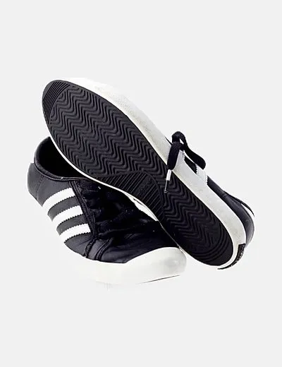 Adidas Zapatillas deportivas negras puntera goma