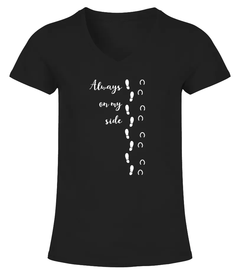 ++Always on my side!++ Camiseta cuello pico Mujer