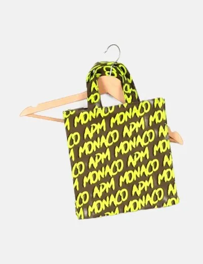 Apm MONACO Bolso tote mini graffiti