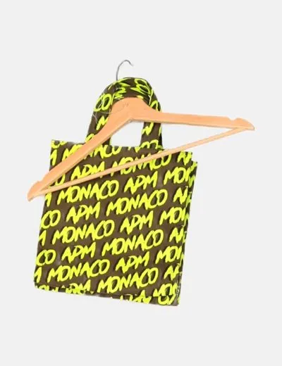 Apm MONACO Bolso tote mini graffiti