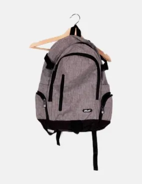 Baik Mochila gris jaspeada