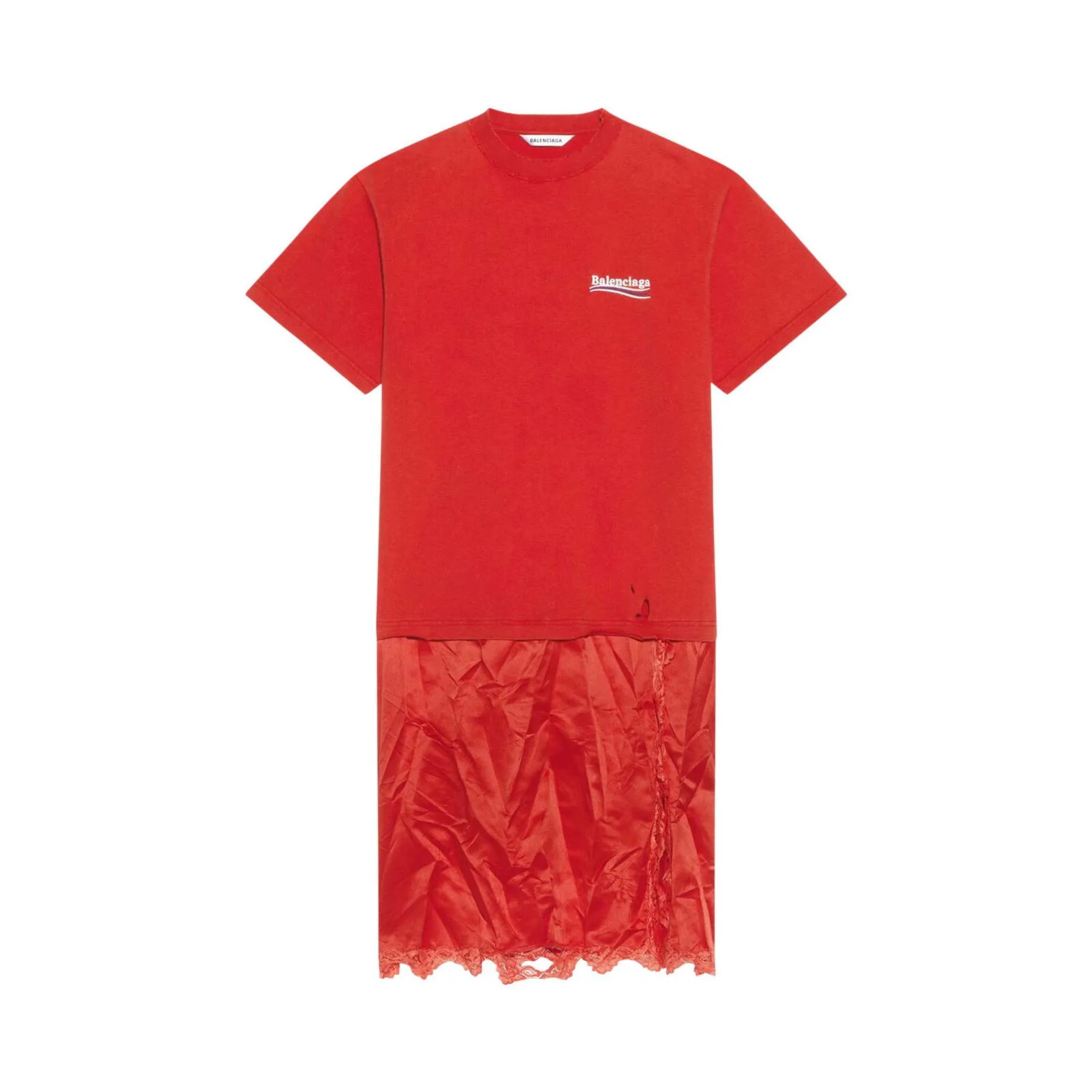 Balenciaga T-Shirt Slip Dress