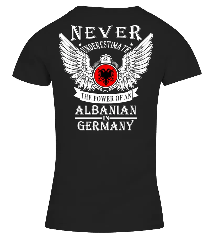 Belgium with Albanian Roots - Limited Camiseta cuello pico Mujer