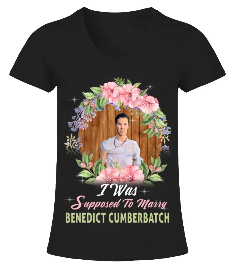 BENEDICT CUMBERBATCH FOR LIFE Camiseta cuello pico Mujer