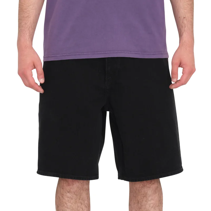 Bermuda Volcom: Billow Denim Short (Black)