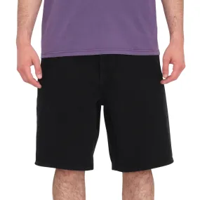 Bermuda Volcom: Billow Denim Short (Black)