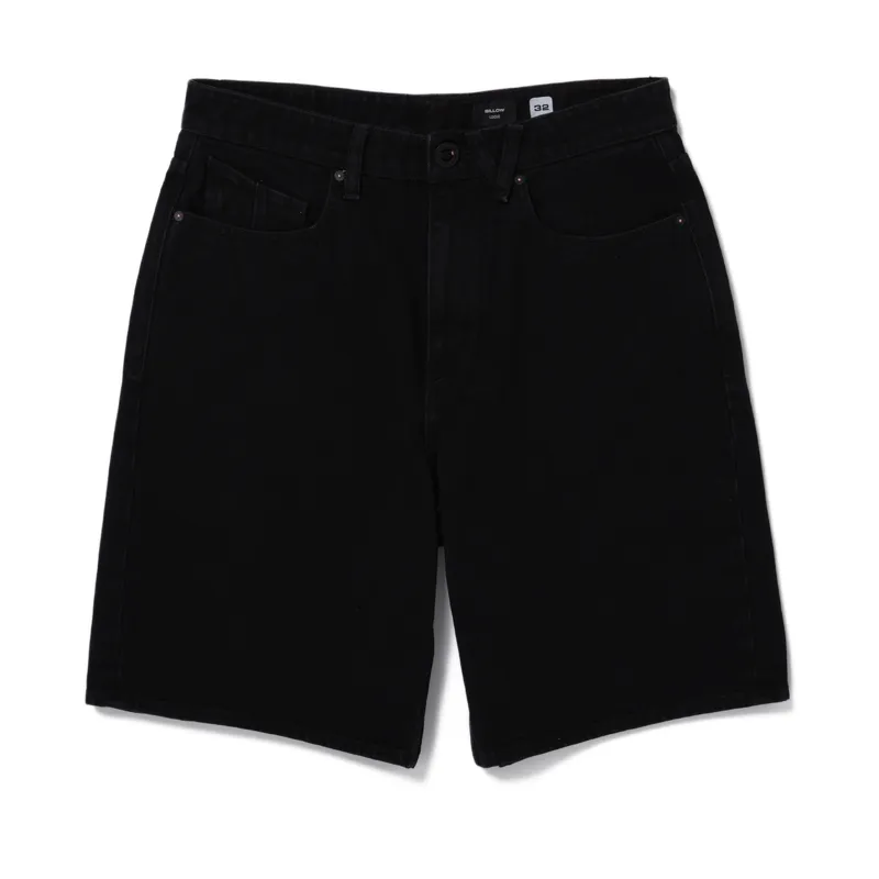 Bermuda Volcom: Billow Denim Short (Black)