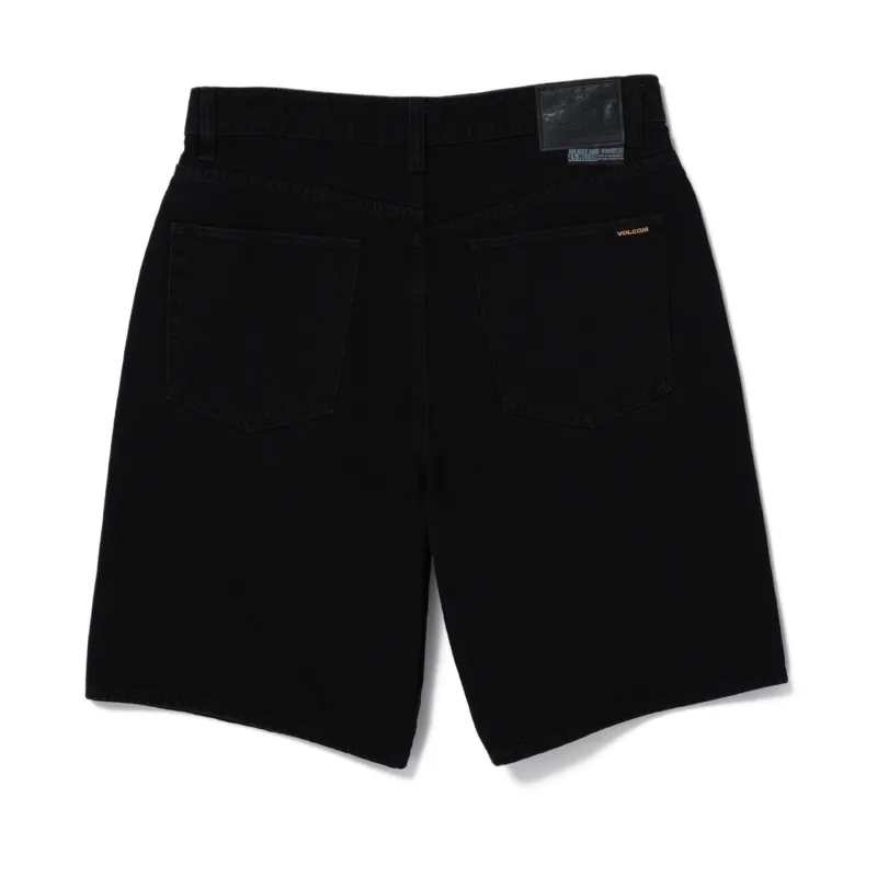 Bermuda Volcom: Billow Denim Short (Black)