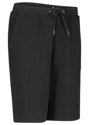 Bermudas de algodón Negro