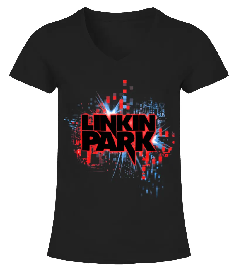 BK. Linkin Park (2) Camiseta cuello pico Mujer