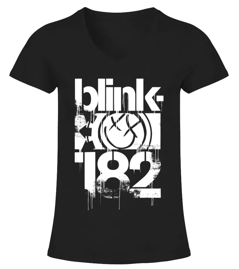 Blink 182 36 BK Camiseta cuello pico Mujer