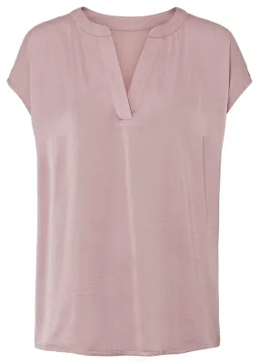 Blusa de satén Rosa palo