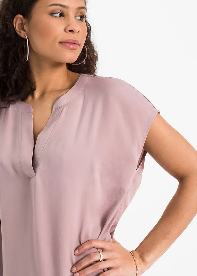 Blusa de satén Rosa palo