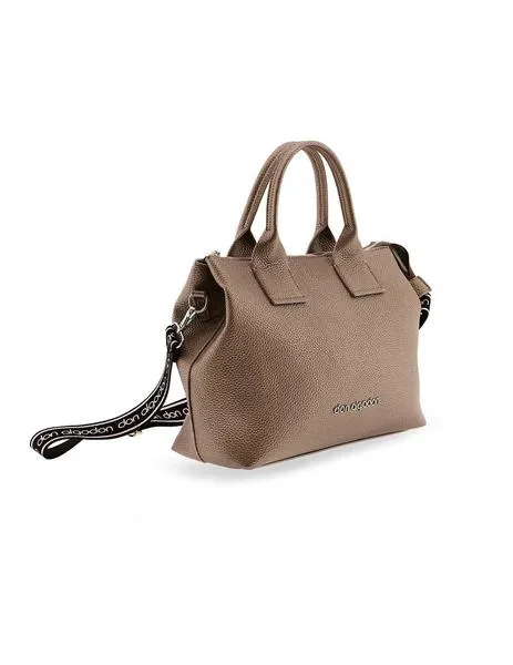 bolso don algodÓn tote glam bronce