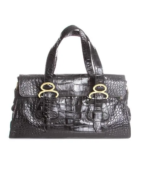 bolso petusco hebilla negro