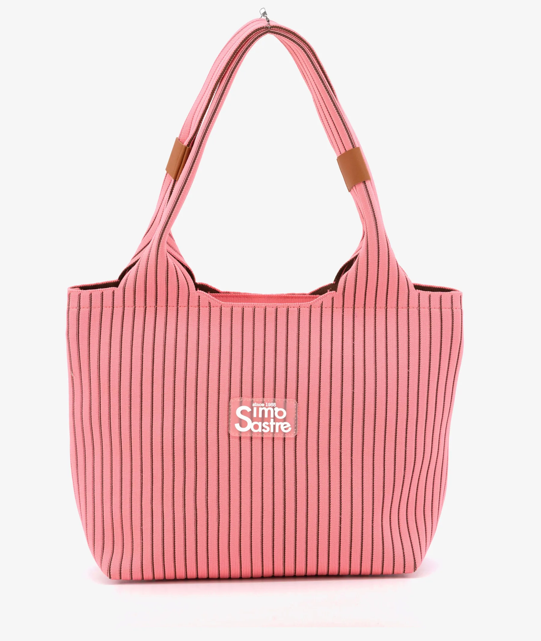 Bolso textil SIMOSASTRE 1038 TOTE SANREMO en coral   