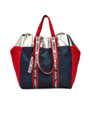 bolso tommy jeans tote marino para mujer