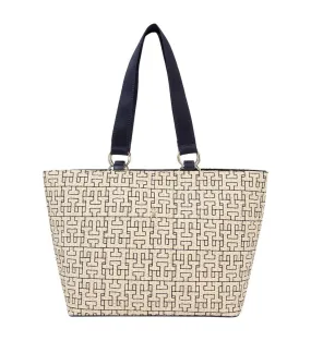 Bolso Tote City Monograma beige