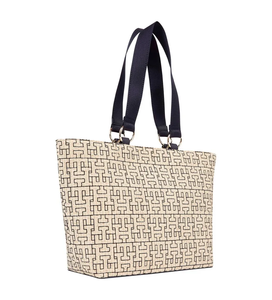 Bolso Tote City Monograma beige