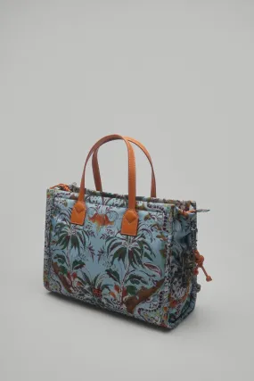 Bolso tote nylon estampado