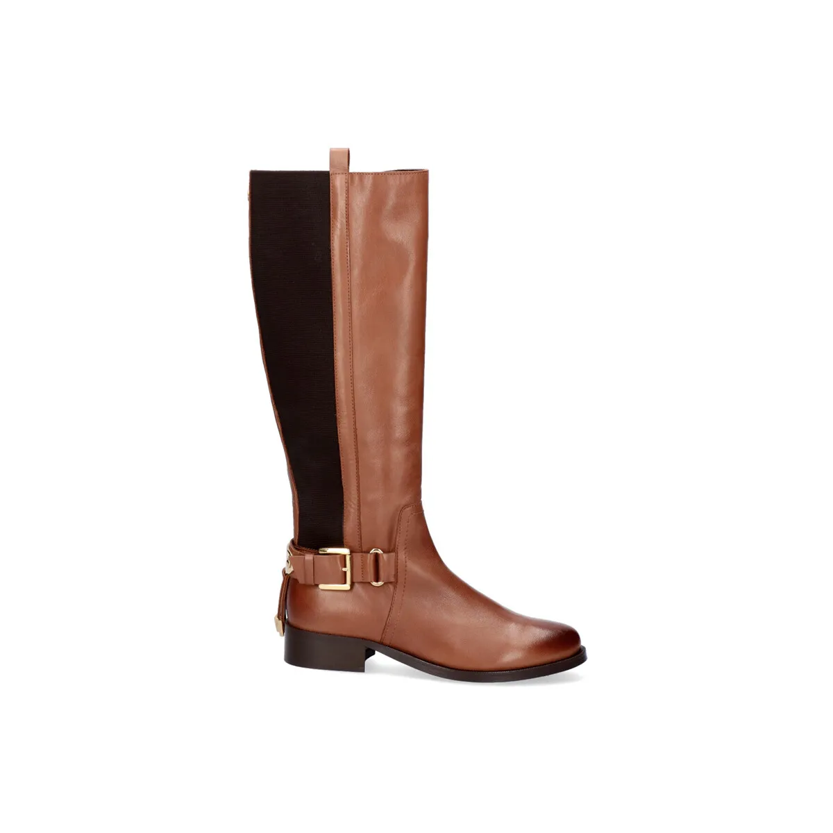 BOTA ALTA DE PIEL 741KA BRANDY