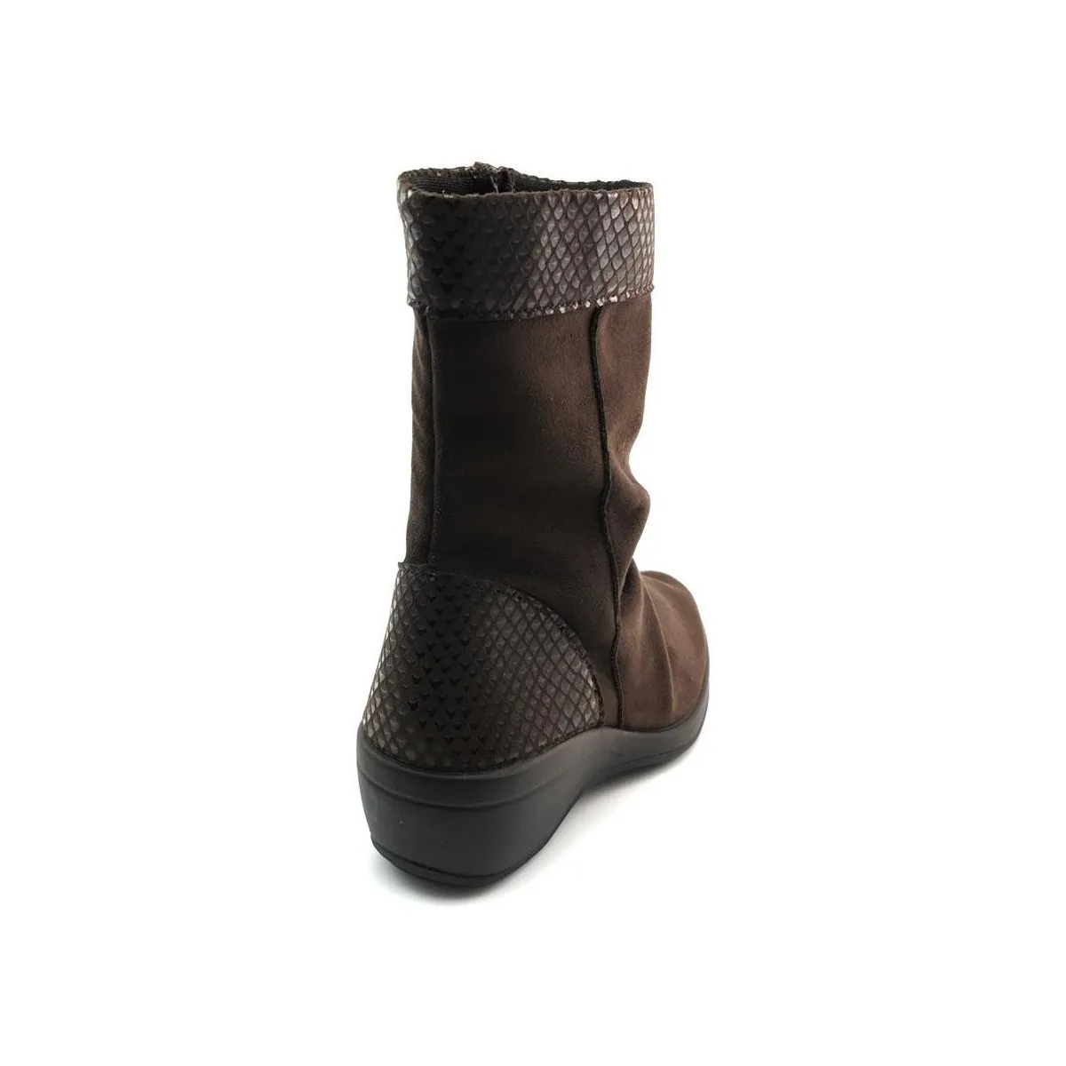 BOTA ALTA  PATRICIA LICRA MARRON