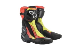 Botas Alpinestars SMX Plus V2 Negro Rojo Amarillo Fluor |2221019|