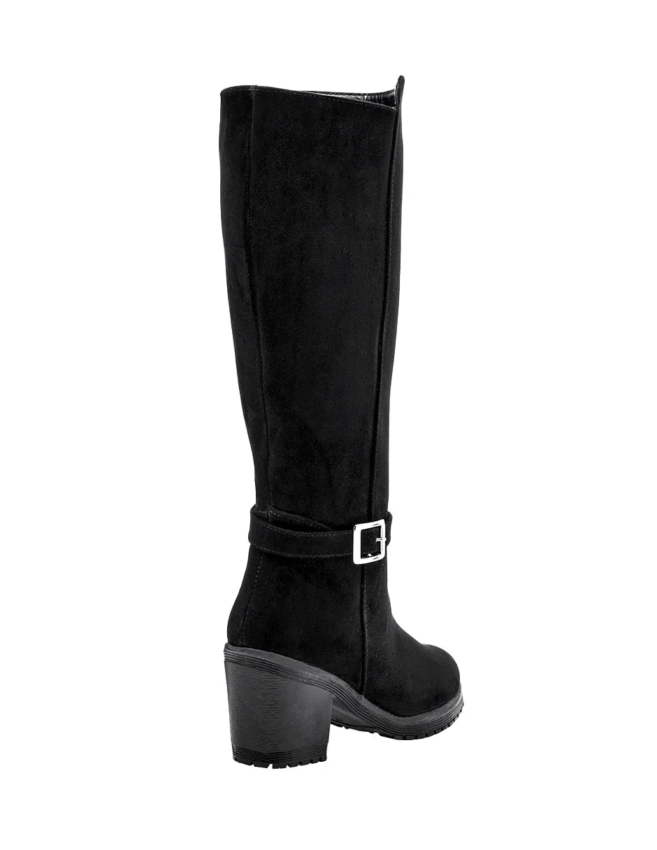 Botas altas Exterior Textil Color Negro Para Mujer De RBCOLLECTION