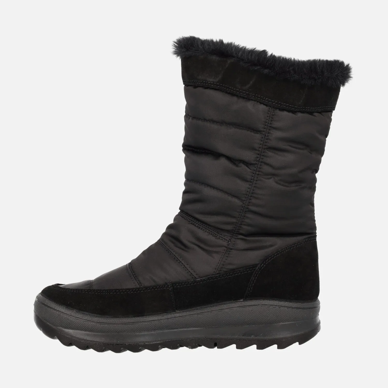 Botas bajas de Gore-tex en tejido nylon y piel serraje