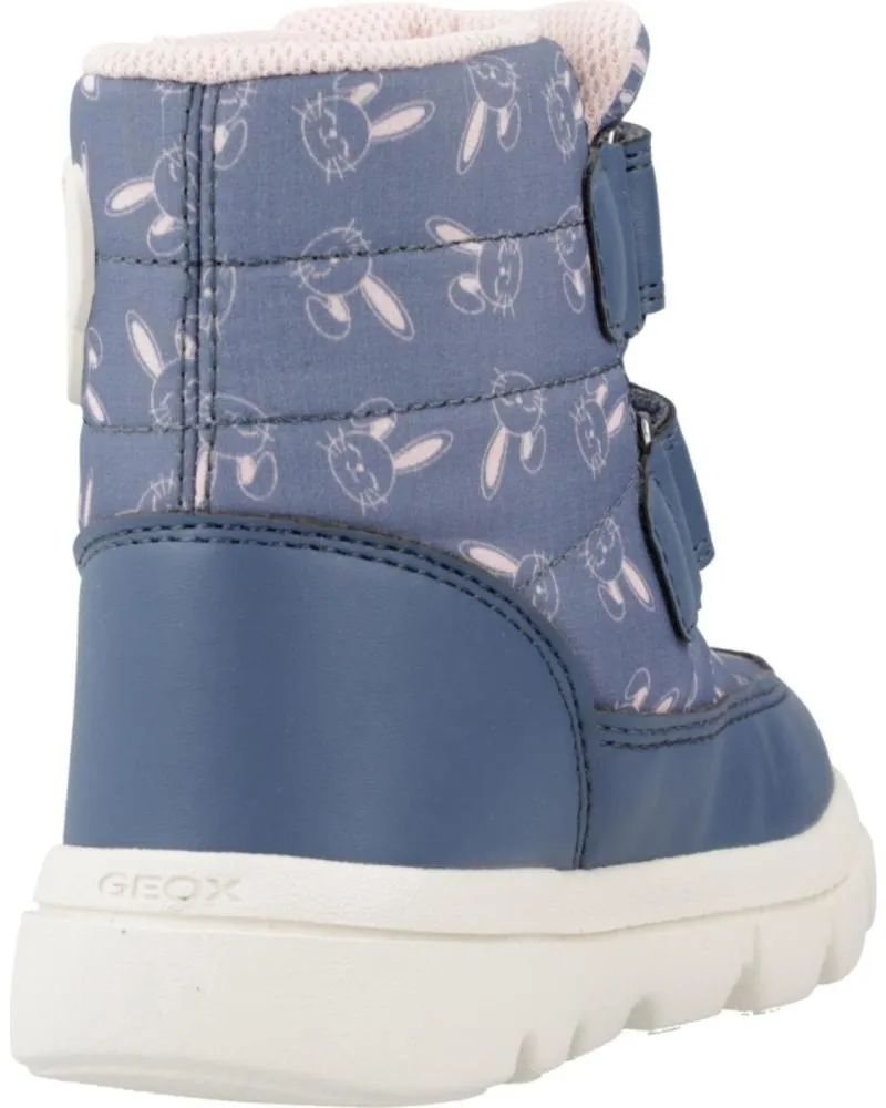 Botas GEOX  de Niña BOTAS NINA MODELO B WILLABOOM GIRL B A COLOR AZUL  C4005