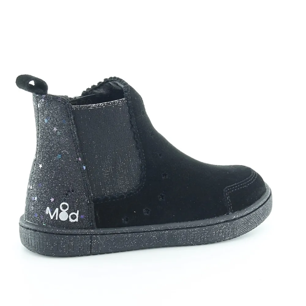 Botines de niña Mod 8 Blanou Negro