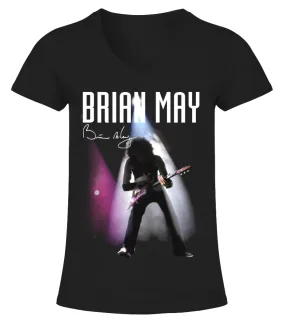 Brian May BK (7) Camiseta cuello pico Mujer