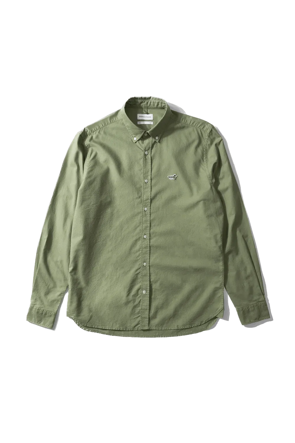 Camisa Edmmond Studios Bd Shirt Duck Edition Oxford Ns Plain Olive