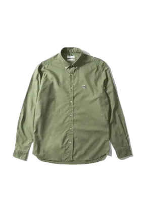 Camisa Edmmond Studios Bd Shirt Duck Edition Oxford Ns Plain Olive