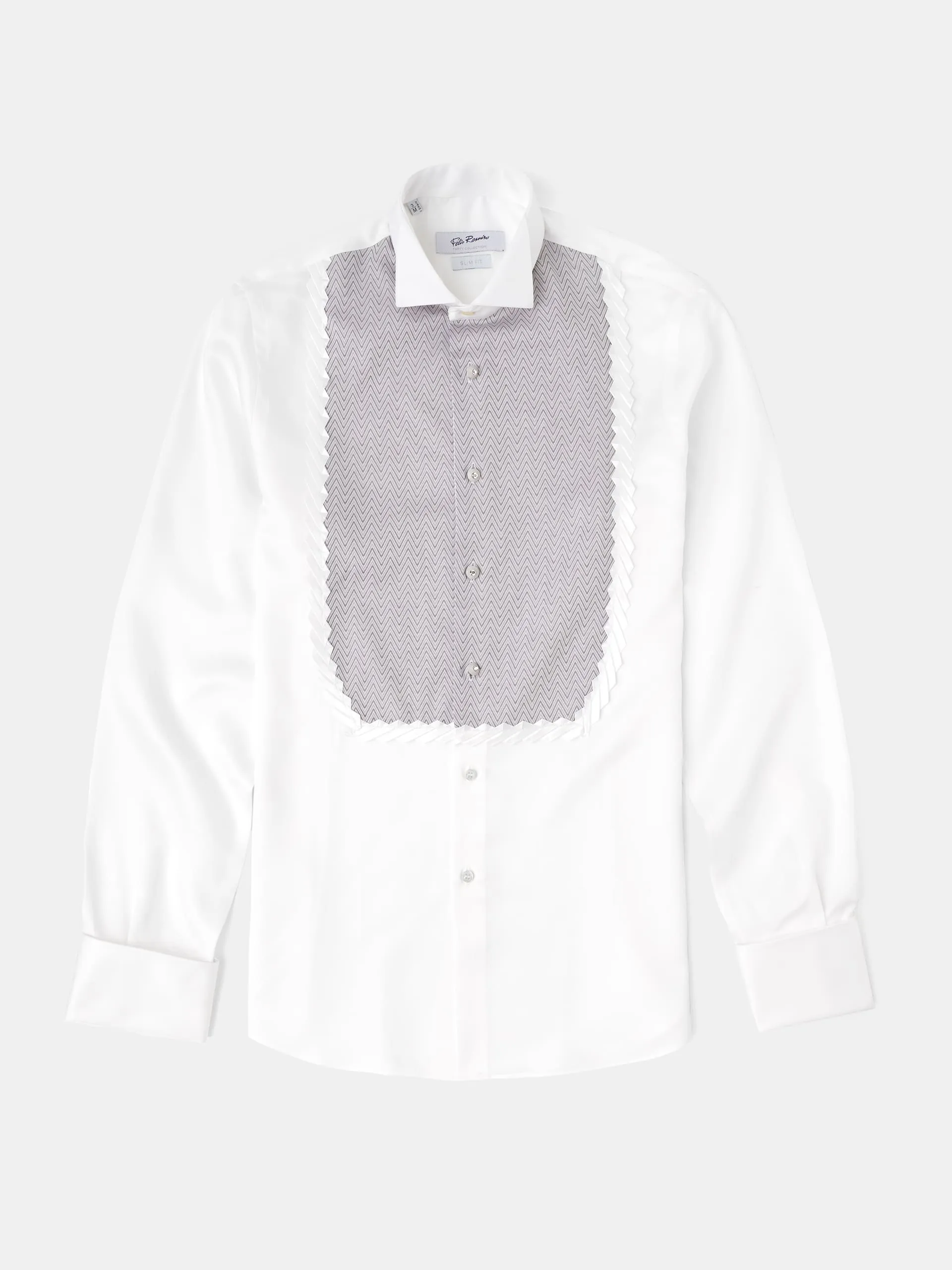 CAMISA FANTASÍA PECHERÍN GRIS