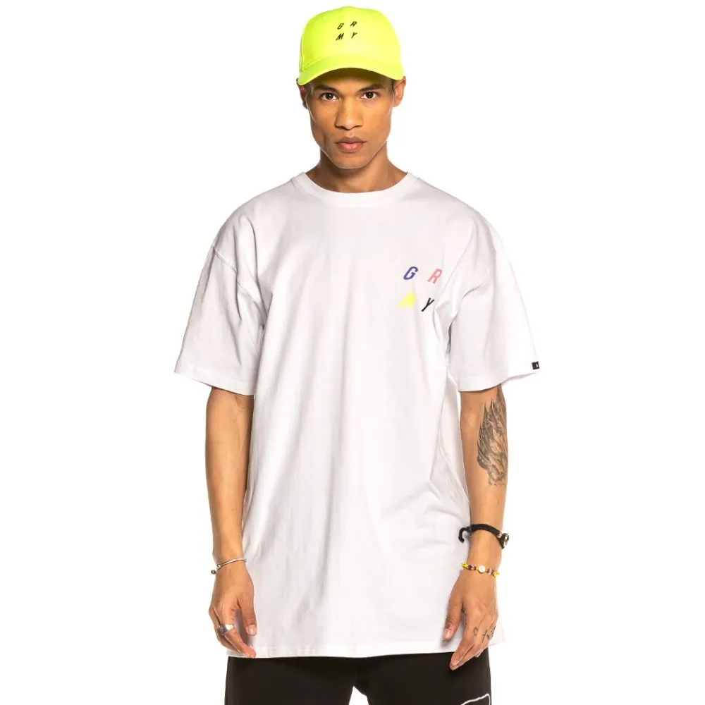 Camiseta Grimey Planete Noire Tee FW19 White