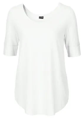 Camiseta larga Blanco lana