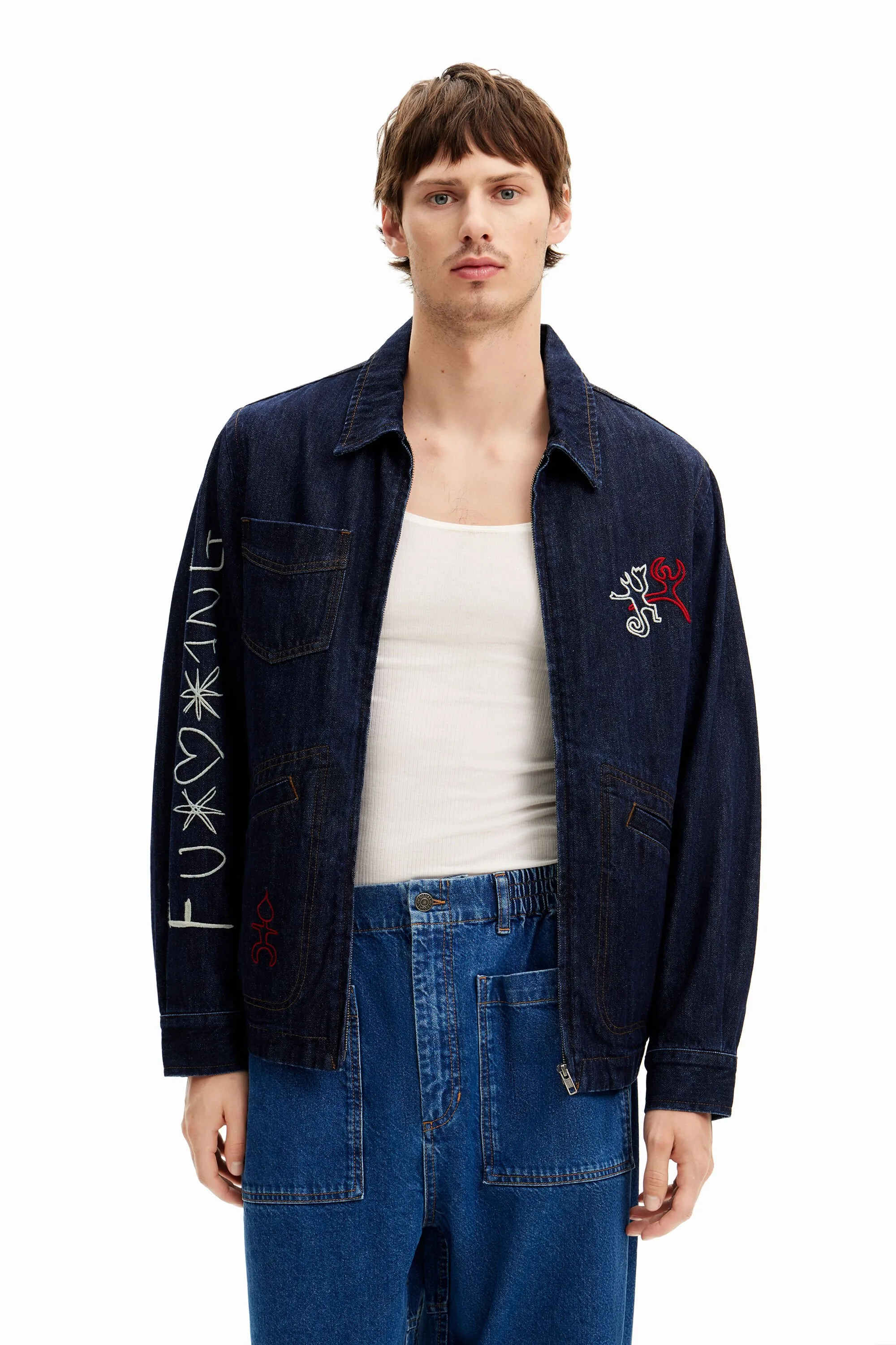 Chaqueta denim siluetas