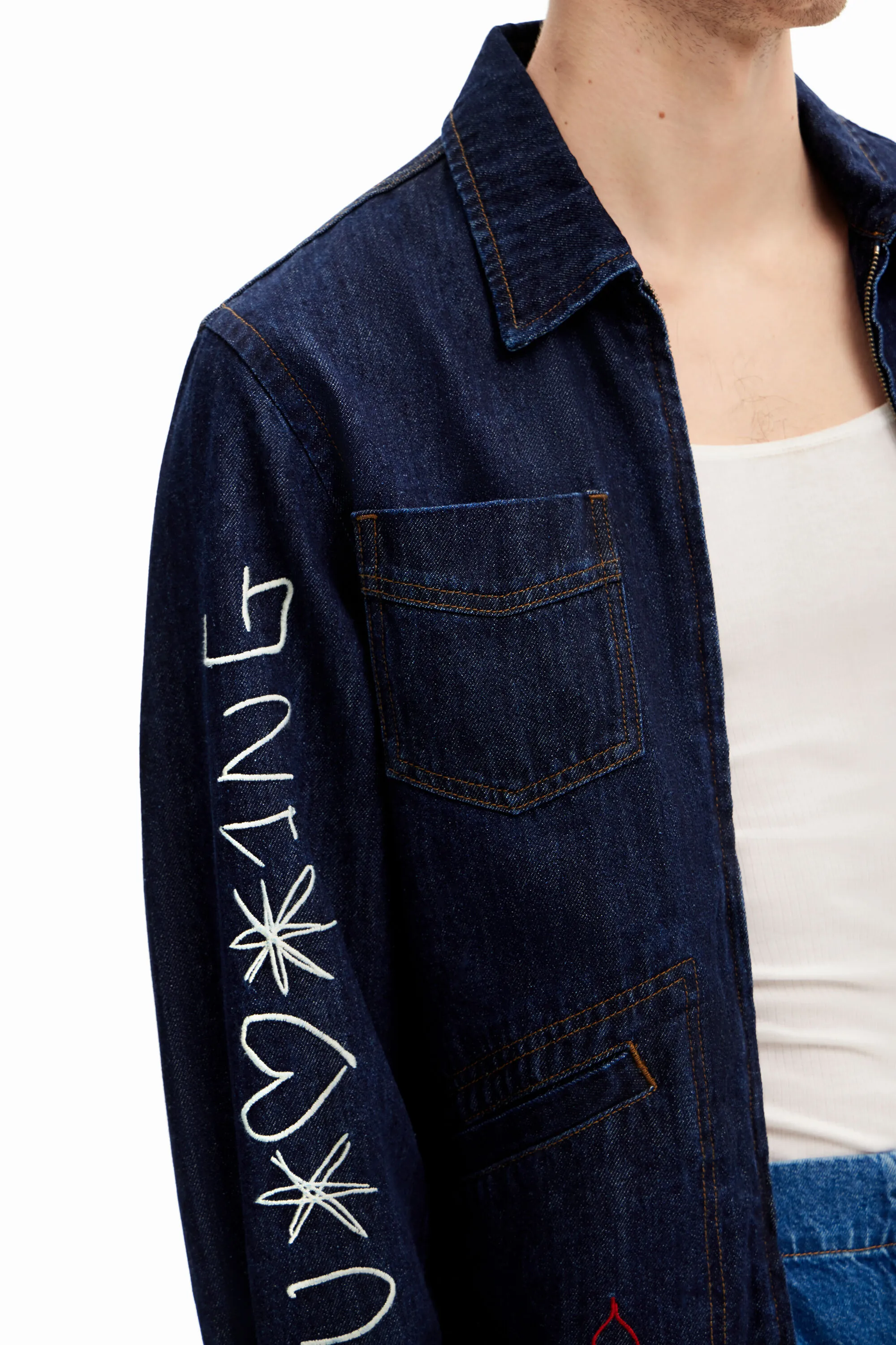 Chaqueta denim siluetas