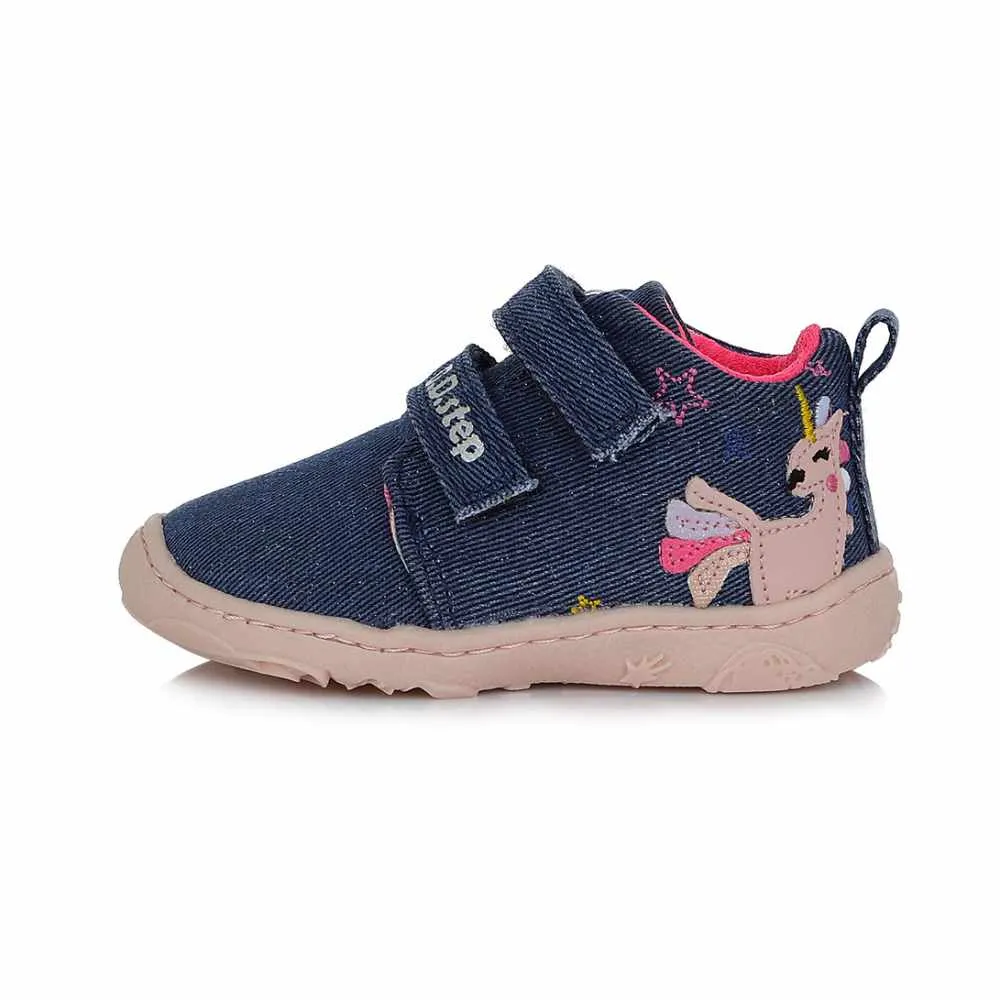 D.D.Step Zapatillas Respetuosas Lona Unicornio Denim