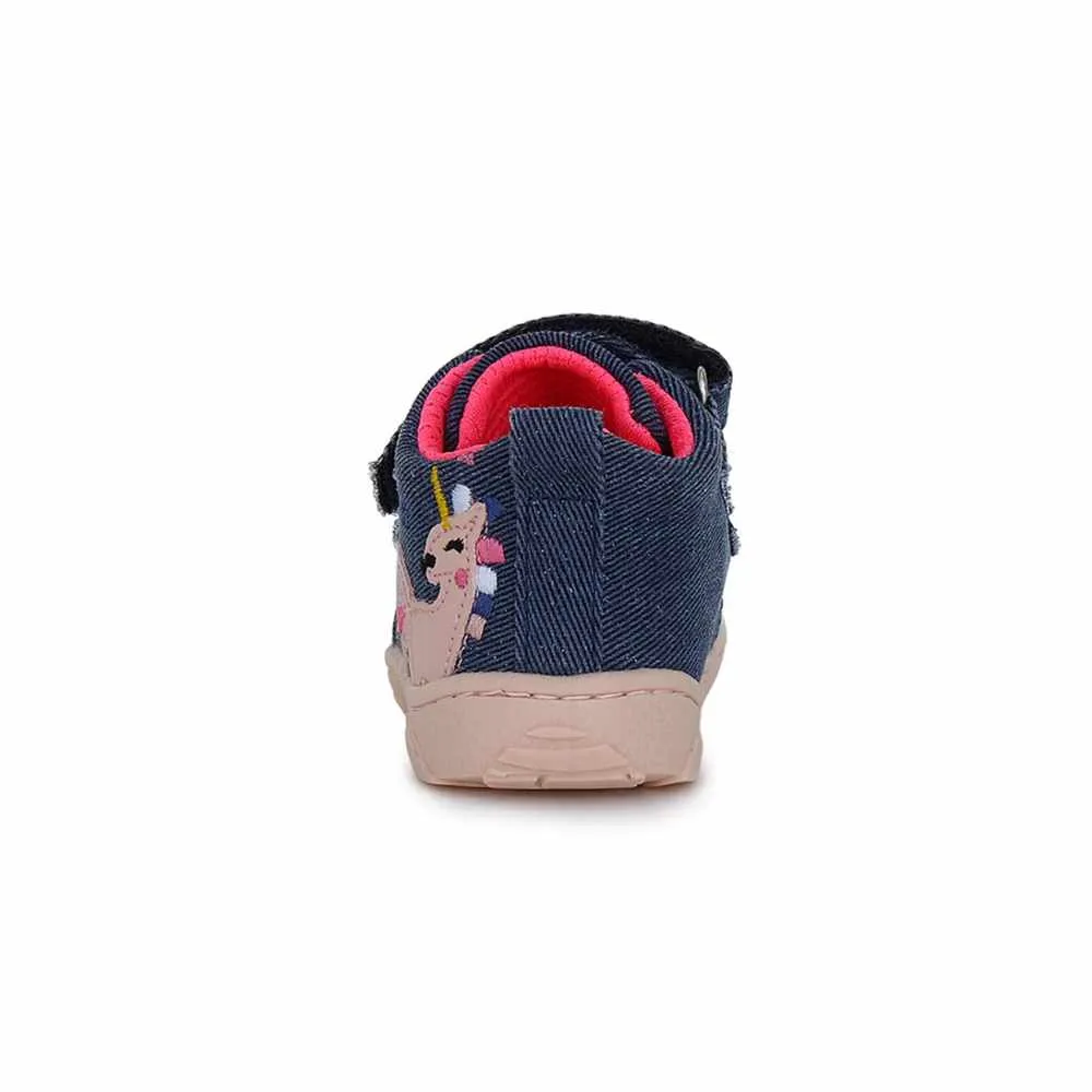 D.D.Step Zapatillas Respetuosas Lona Unicornio Denim