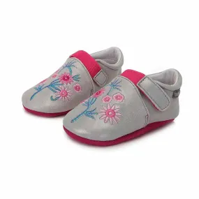 D.D.Step Zapatillas Suela Blanda Flores Rosas