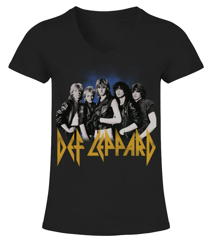 Def Leppard 18 BK Camiseta cuello pico Mujer