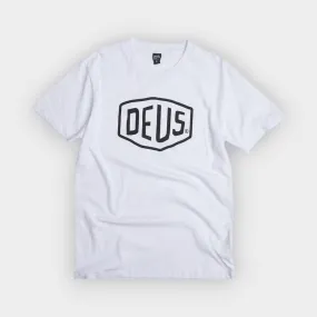 Deus Ex Machina – Camiseta Shield white