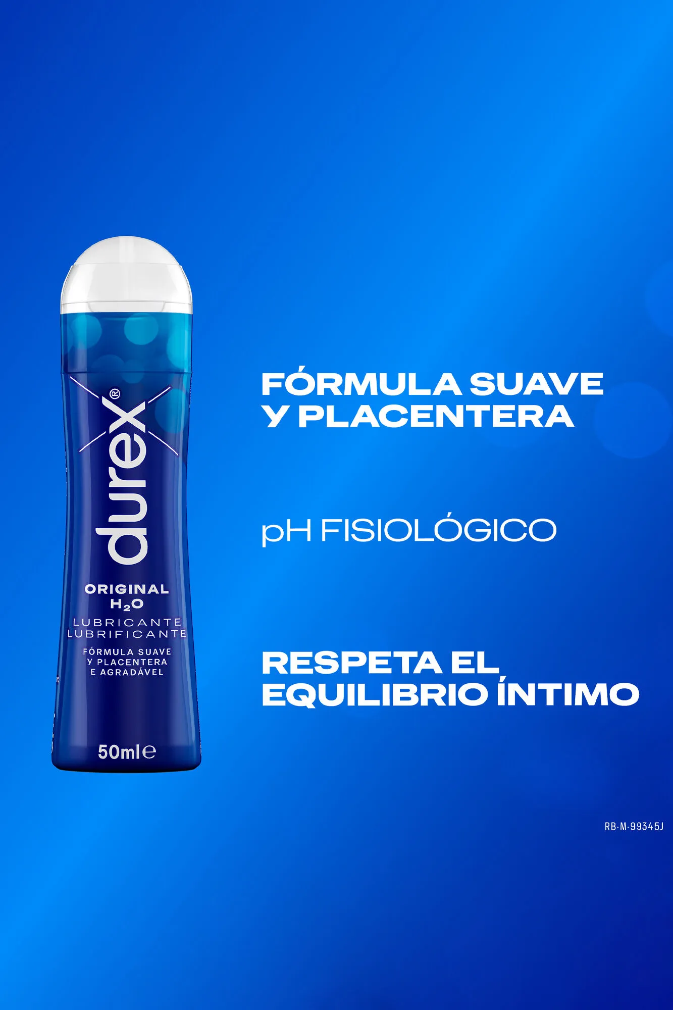 Durex Lubricante Original H2O 50 ml