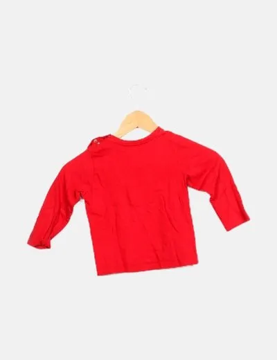 El Corte Inglés Camiseta básica roja