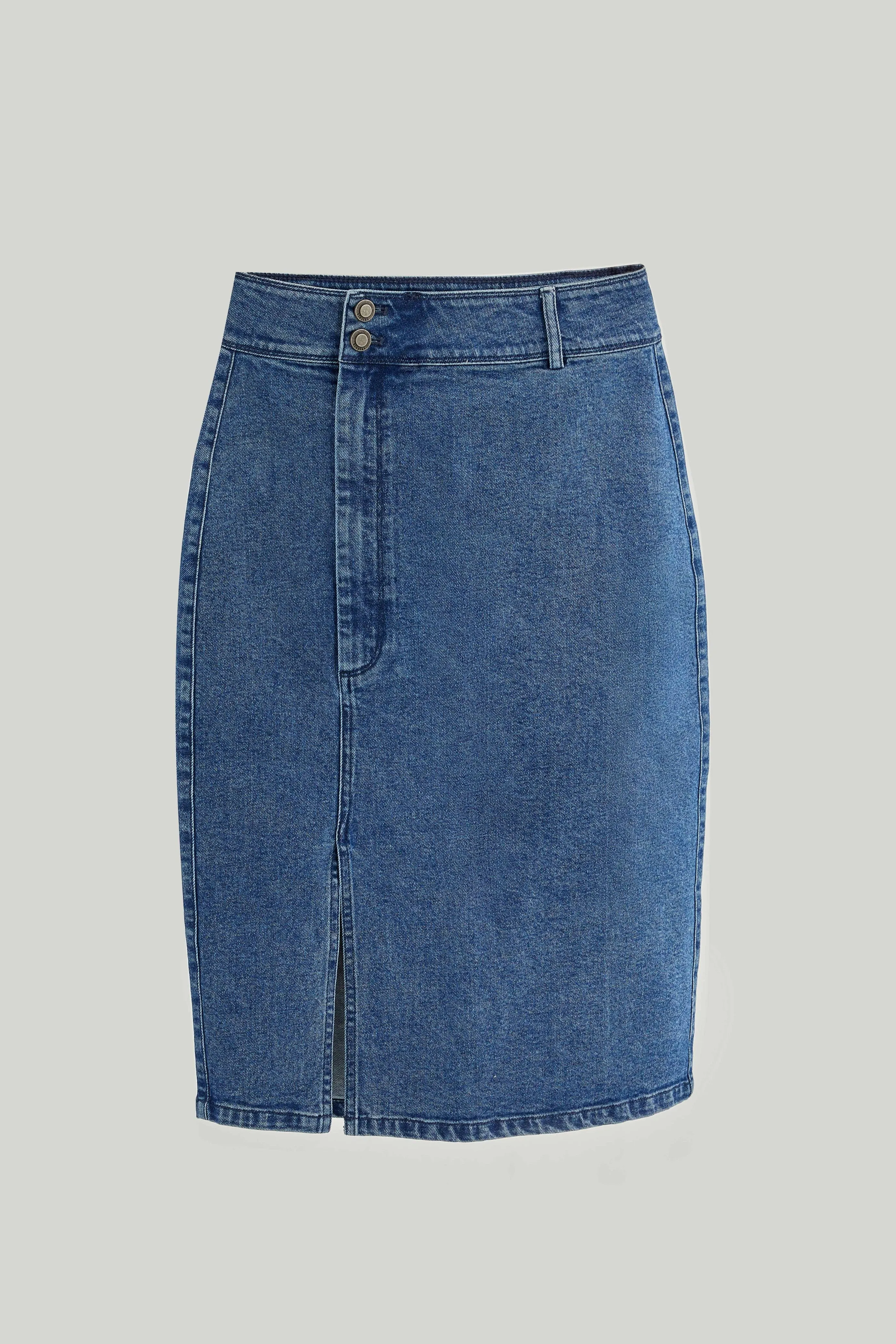 Falda Denim Midi Manuela