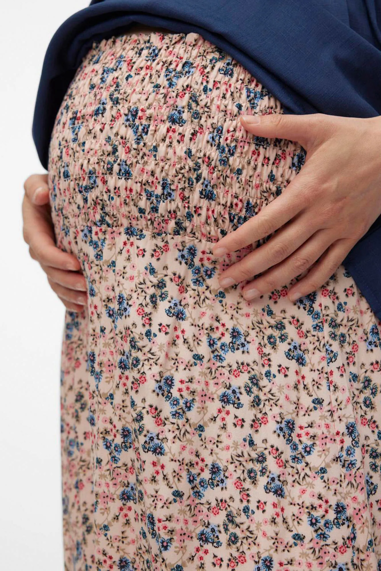 Falda midi maternity 