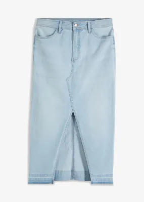 Falda vaquera azul hielo denim