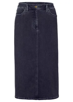 Falda vaquera denim oscuro